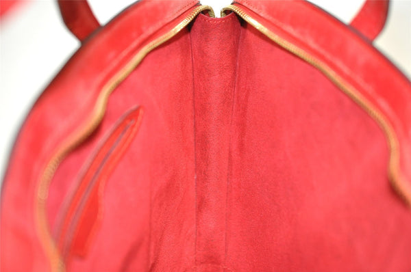 Authentic Louis Vuitton Epi Saint Jacques Hand Bag Red M52277 LV 3619I