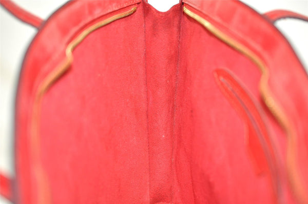 Authentic Louis Vuitton Epi Saint Jacques Hand Bag Red M52277 LV 3619I
