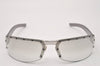 Authentic GUCCI Sunglasses Vintage Studded GG 1838/F/S Plastic Clear 3619J