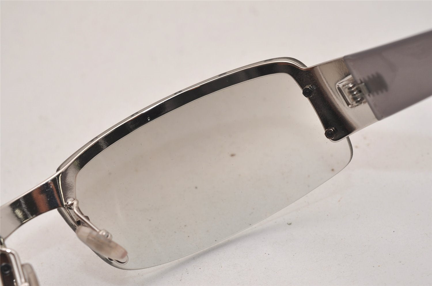 Authentic GUCCI Sunglasses Vintage Studded GG 1838/F/S Plastic Clear 3619J
