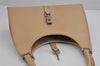 Authentic GUCCI Jackie Shoulder Hand Bag Purse Leather 0021067 Beige 3622J