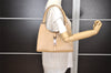 Authentic GUCCI Jackie Shoulder Hand Bag Purse Leather 0021067 Beige 3622J