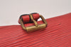 Authentic Louis Vuitton Epi Cartouchiere MM Shoulder Cross Bag M52247 Red 3623I