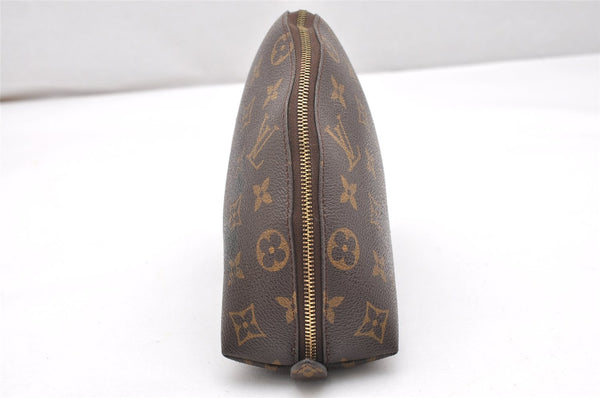 Auth Louis Vuitton Monogram Trousse Demi Ronde 23 Pouch M47520 Junk 3623K