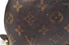Auth Louis Vuitton Monogram Trousse Demi Ronde 23 Pouch M47520 Junk 3623K