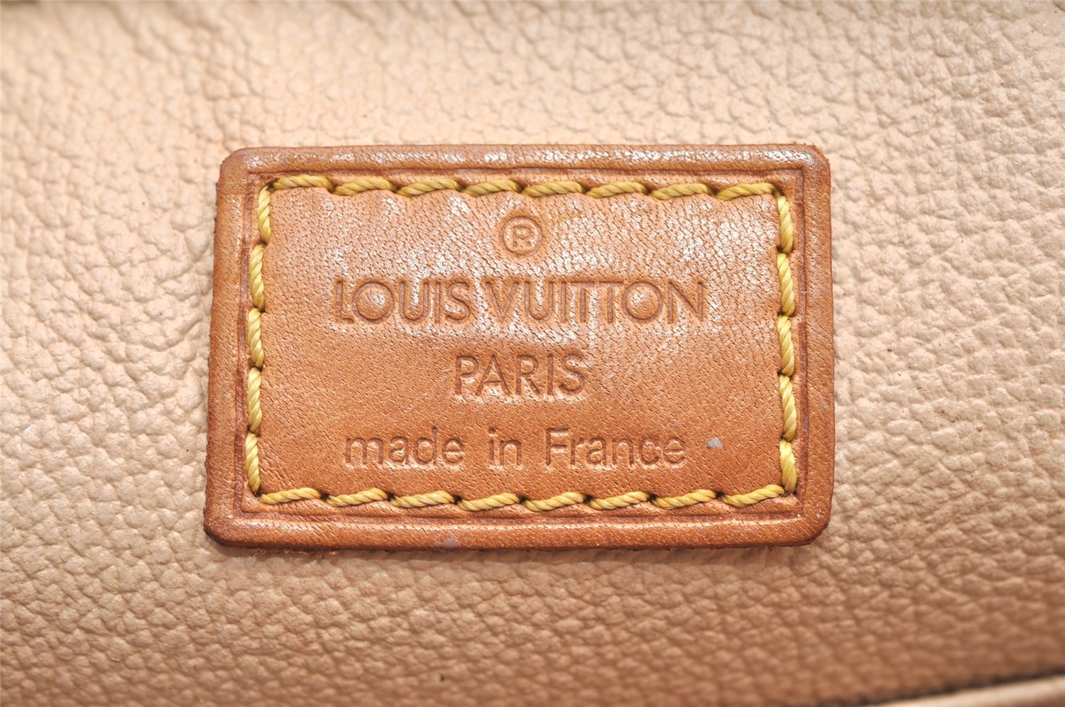 Auth Louis Vuitton Monogram Trousse Demi Ronde 23 Pouch M47520 Junk 3623K