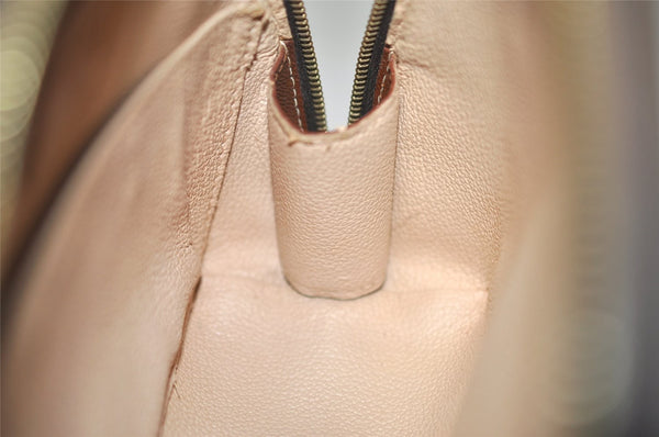 Auth Louis Vuitton Monogram Trousse Demi Ronde 23 Pouch M47520 Junk 3623K