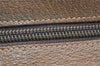 Authentic GUCCI GG Plus Clutch Hand Bag Purse PVC Leather Brown Junk 3624K