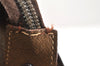 Authentic GUCCI GG Plus Clutch Hand Bag Purse PVC Leather Brown Junk 3624K