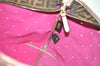 Authentic FENDI Vintage Leather Shoulder Tote Bag Pink 3625I