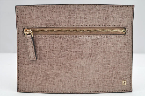 Authentic FENDI Vintage Leather Shoulder Tote Bag Pink 3625I