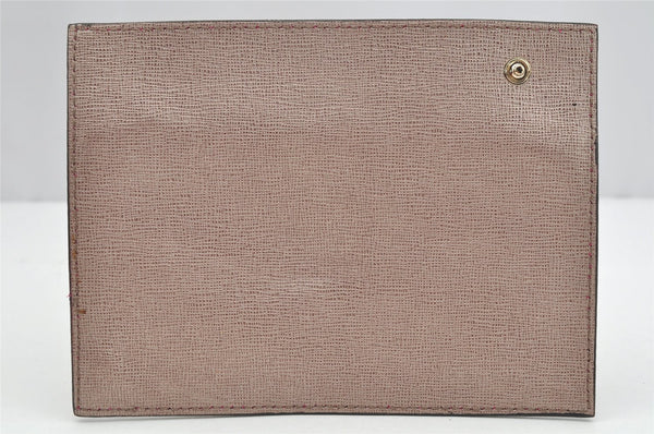 Authentic FENDI Vintage Leather Shoulder Tote Bag Pink 3625I