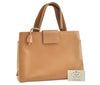 Authentic PRADA Vitello City Leather Nappa Shoulder Hand Bag B8197 Beige 3625K