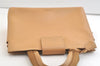 Authentic PRADA Vitello City Leather Nappa Shoulder Hand Bag B8197 Beige 3625K