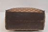 Authentic GUCCI Vintage Shoulder Tote Bag GG Canvas Leather 31243 Brown 3627K