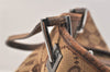 Authentic GUCCI Vintage Shoulder Tote Bag GG Canvas Leather 31243 Brown 3627K