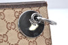 Authentic GUCCI Eclipse Shoulder Cross Bag GG Canvas Leather 120841 Brown 3628K