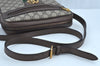 Authentic GUCCI OPHIDIA Shoulder Cross Bag GG PVC Leather 547926 Brown 3629I