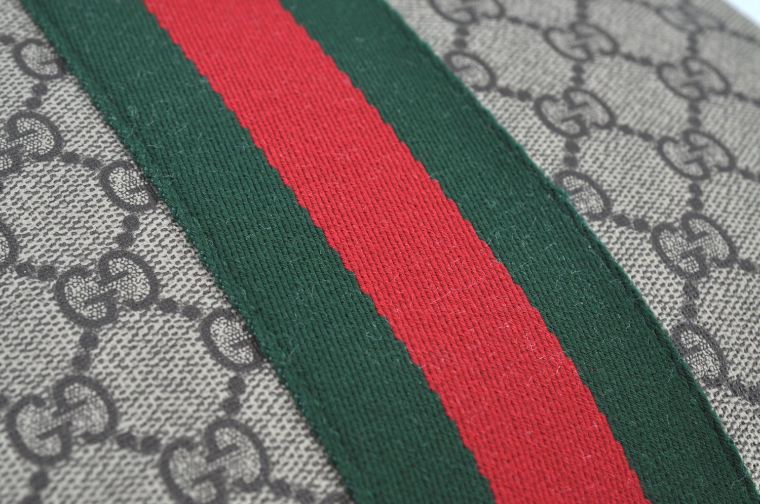 Authentic GUCCI OPHIDIA Shoulder Cross Bag GG PVC Leather 547926 Brown 3629I