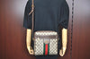 Authentic GUCCI OPHIDIA Shoulder Cross Bag GG PVC Leather 547926 Brown 3629I