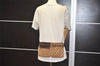 Authentic GUCCI Sherry Line Waist Body Bag GG Canvas Leather 28566 Brown 3629J