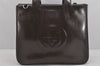 Authentic GUCCI Vintage 2Way Shoulder Hand Bag Purse Leather Brown Junk 3629K