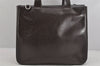 Authentic GUCCI Vintage 2Way Shoulder Hand Bag Purse Leather Brown Junk 3629K