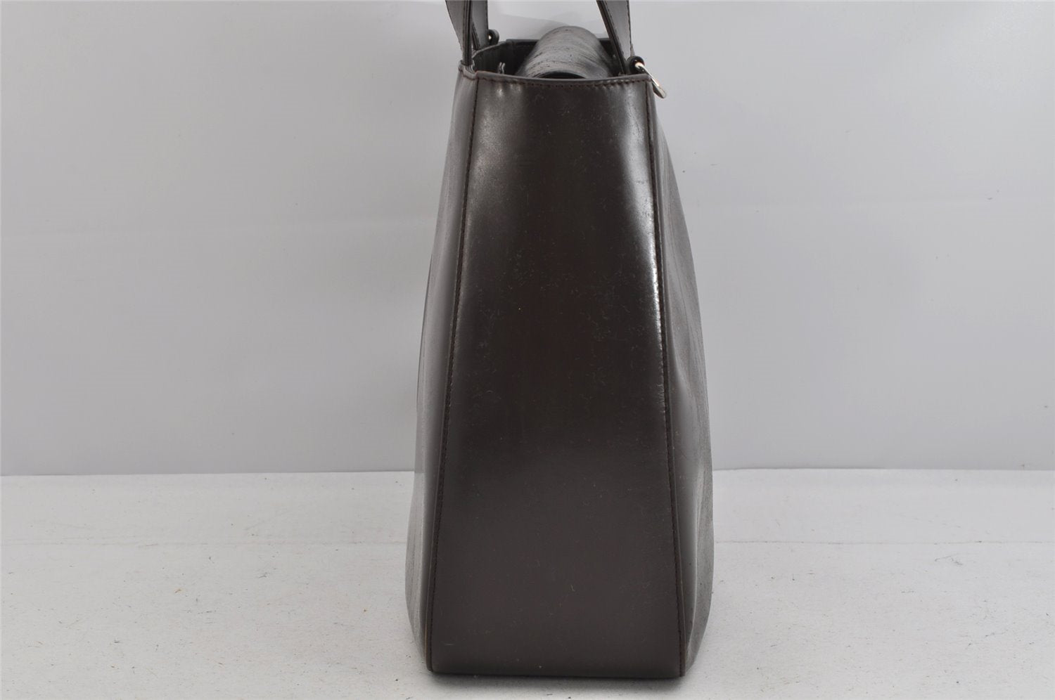Authentic GUCCI Vintage 2Way Shoulder Hand Bag Purse Leather Brown Junk 3629K