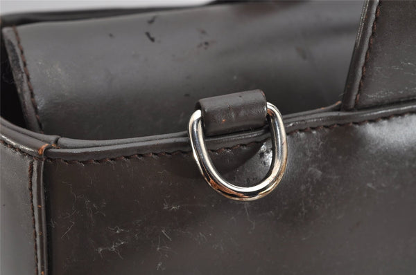 Authentic GUCCI Vintage 2Way Shoulder Hand Bag Purse Leather Brown Junk 3629K