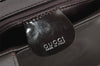 Authentic GUCCI Vintage 2Way Shoulder Hand Bag Purse Leather Brown Junk 3629K