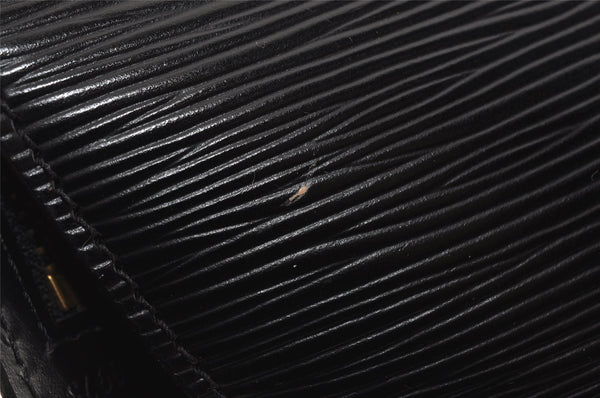 Authentic Louis Vuitton Epi Saint Jacques Hand Bag Black M52272 LV 3631I