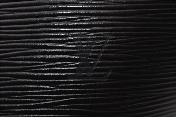 Authentic Louis Vuitton Epi Saint Jacques Hand Bag Black M52272 LV 3631I