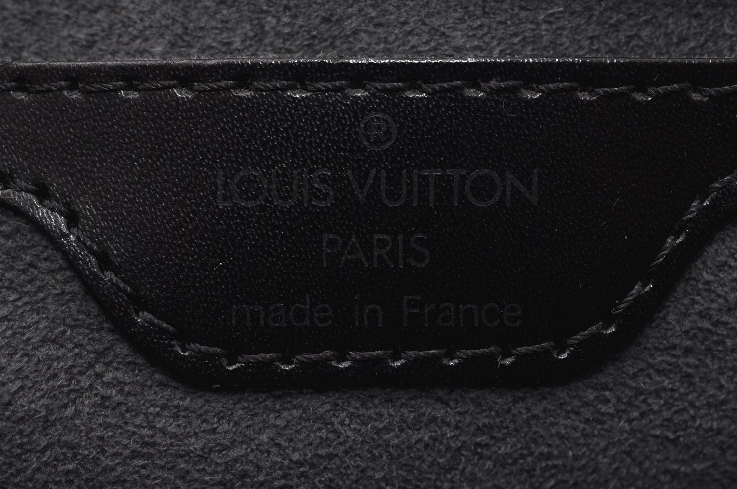Authentic Louis Vuitton Epi Saint Jacques Hand Bag Black M52272 LV 3631I