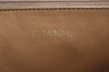 Authentic CHANEL Caviar Skin Medallion CC Logo Shoulder Tote Bag Beige 3631K