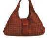 Authentic BOTTEGA VENETA Intrecciato Suede Shoulder Hand Bag Purse Brown 3633J