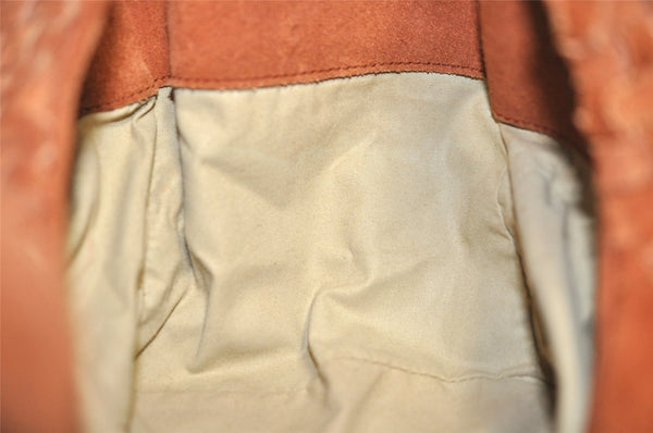 Authentic BOTTEGA VENETA Intrecciato Suede Shoulder Hand Bag Purse Brown 3633J