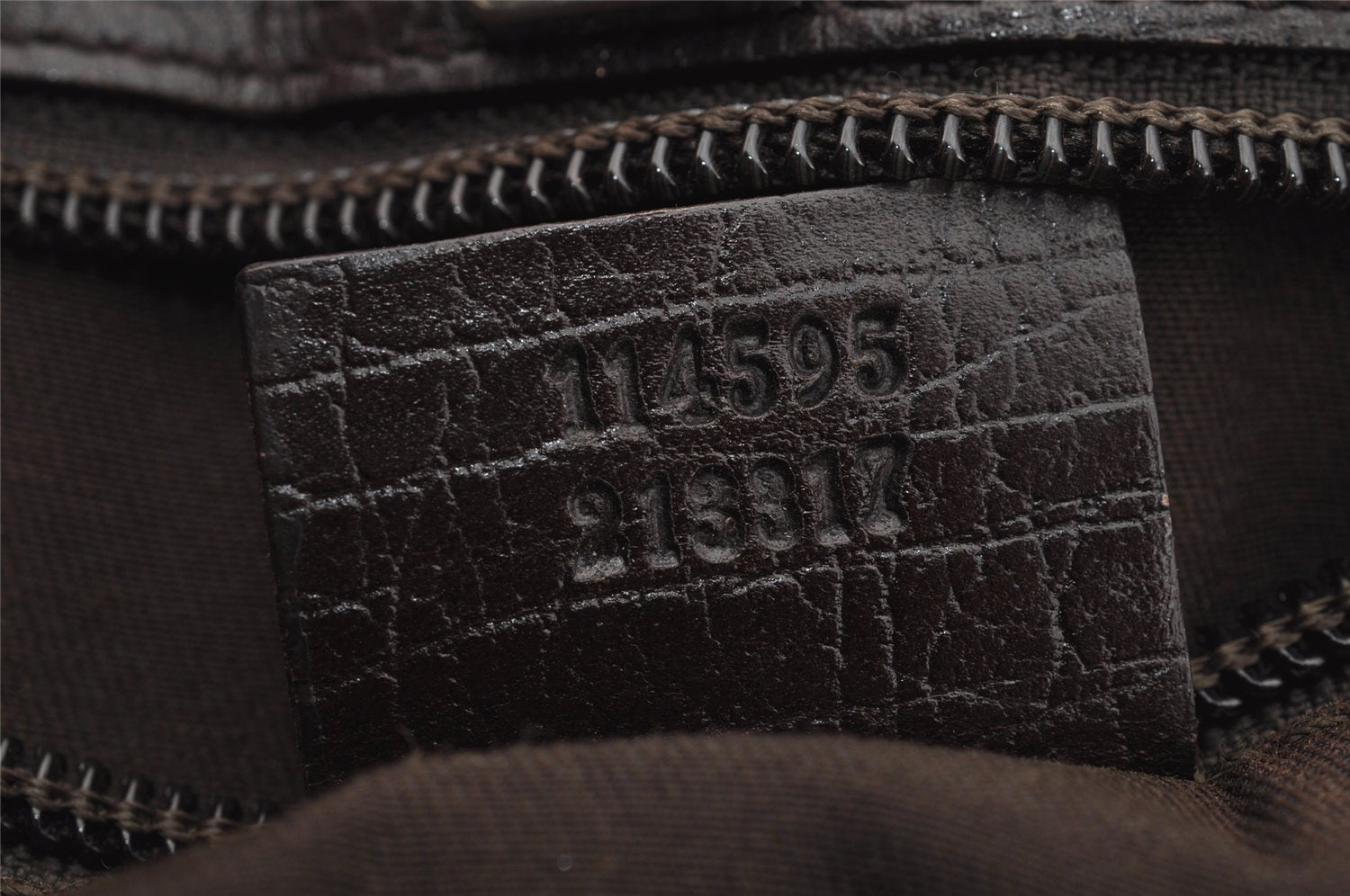 Authentic GUCCI Vintage Shoulder Hand Tote Bag GG PVC Leather 114595 Brown 3634I