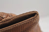 Authentic BOTTEGA VENETA Intrecciato Leather Shoulder Hand Bag Purse Brown 3634J