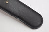 Authentic CHANEL Vintage Calf Skin Belt CC Logo 37.2-40.9" Black Junk 3634K