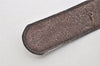 Authentic CHANEL Vintage Calf Skin Belt CC Logo 37.2-40.9" Black Junk 3634K