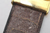 Authentic CHANEL Vintage Calf Skin Belt CC Logo 37.2-40.9" Black Junk 3634K