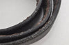 Authentic CHANEL Vintage Calf Skin Belt CC Logo 37.2-40.9" Black Junk 3634K