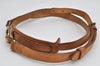 Authentic Louis Vuitton Leather Shoulder Strap Beige 37.8-46.9" LV 3636K
