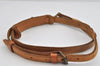 Authentic Louis Vuitton Leather Shoulder Strap Beige 37.8-46.9" LV 3636K