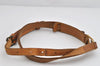 Authentic Louis Vuitton Leather Shoulder Strap Beige 37.8-46.9" LV 3636K