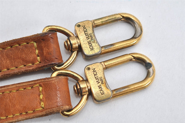 Authentic Louis Vuitton Leather Shoulder Strap Beige 37.8-46.9" LV 3636K