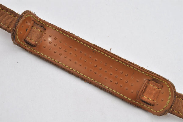 Authentic Louis Vuitton Leather Shoulder Strap Beige 37.8-46.9" LV 3636K
