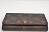 Auth Louis Vuitton Monogram Porte Monnaie Billets Tresor Wallet M61730 LV 3637K