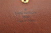 Auth Louis Vuitton Monogram Porte Monnaie Billets Tresor Wallet M61730 LV 3637K