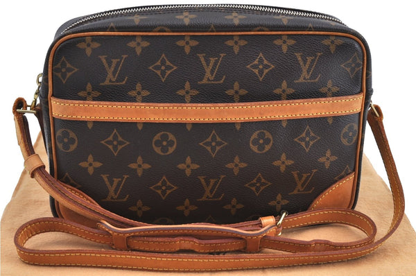 Authentic Louis Vuitton Monogram Trocadero 27 Shoulder Cross Bag M51274 LV 3639H